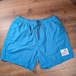 Sergio Tacchini Varenna Swim Shorts 2XL Aqua Mesh Lined Drawstring Beach